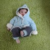 veste toute douce réversible en moumoute coton bio