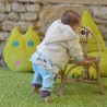veste bebe capuchon lutin coton bio