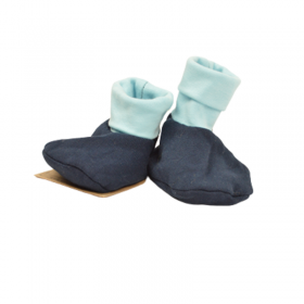Chaussons bébé en molleton bio