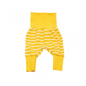 petit pantalon évolutif tendance moutarde