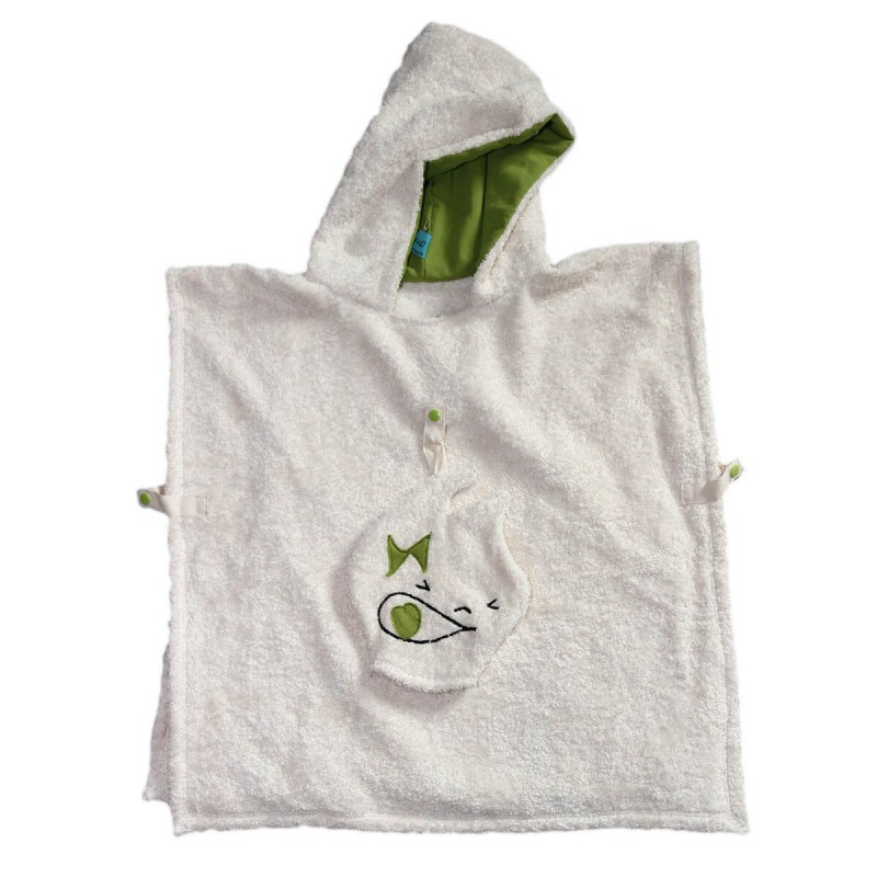 poncho de bain original epaonge coton bio avec gant poncho de bain original epaonge coton bio avec gant