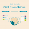 tailles gilet enfant bio