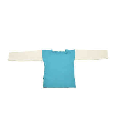 T-shirt bleu turquoise