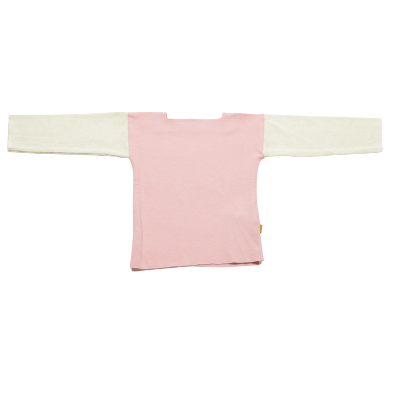t-shirt bébé chanvre coton bio rose
