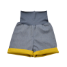short en jean moutarde enfant