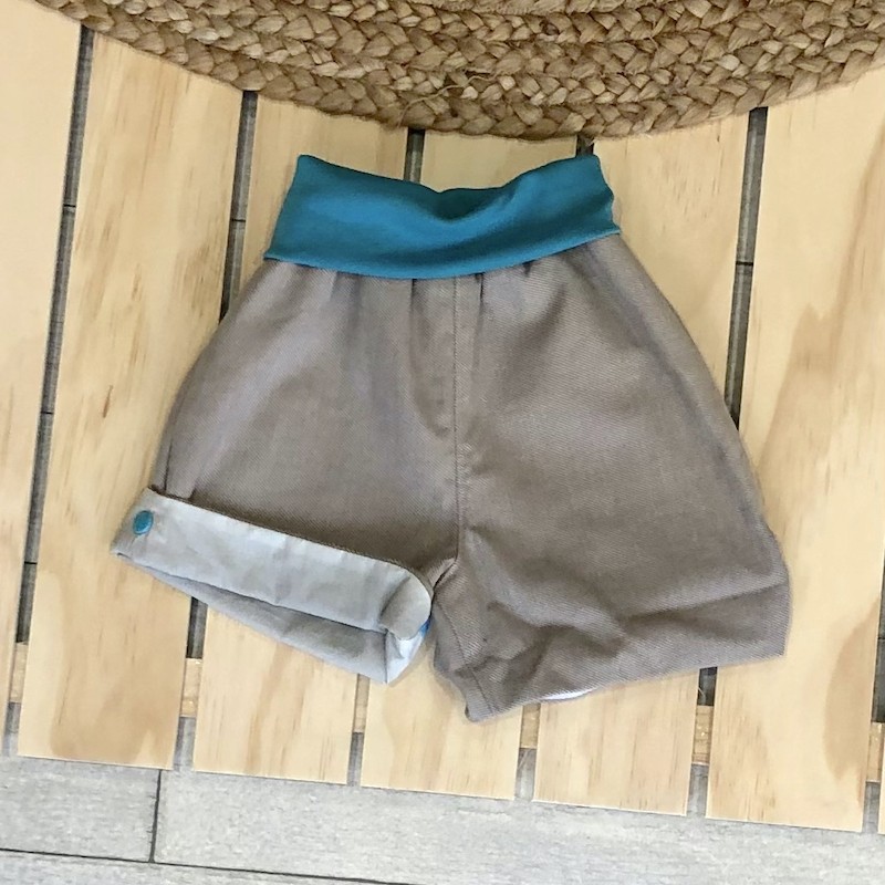 short en jean bio et réversible short en jean bio et réversible