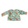 gilet évolutif et réversible enfant fleurs