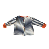 gilet fille ou garçon réversible à rayures