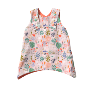robe rose en coton bio