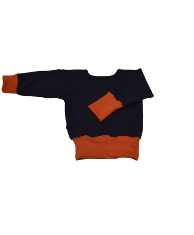 Pull enfant réversible bicolore