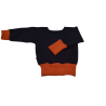 Pull enfant réversible bicolore