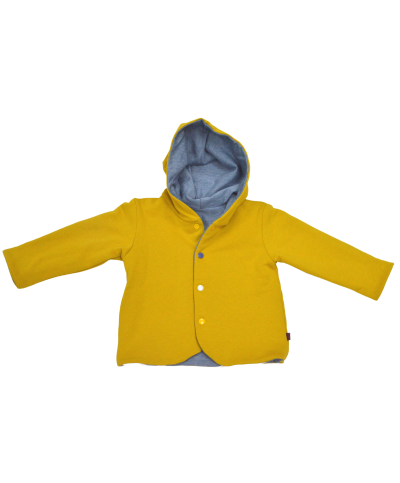 gilet à capuche pour enfant réversible