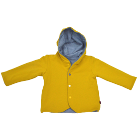 gilet à capuche pour enfant réversible
