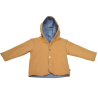 gilet à capuche beige pour enfant