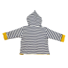 gilet à capuche rayé pour enfant