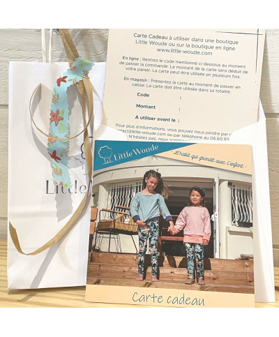 carte cadeau pour cadeau original enfant