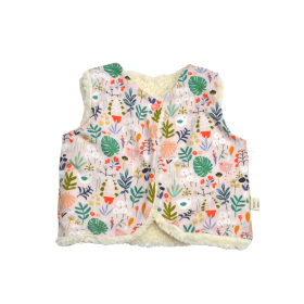 gilet petite fille fait main