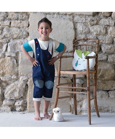 salopette evolutive en jean coton bio garçon 5 ans