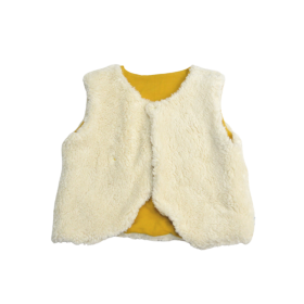 gilet du berger moutarde