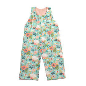 salopette fleurie enfant