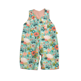 salopette bébé à fleurs
