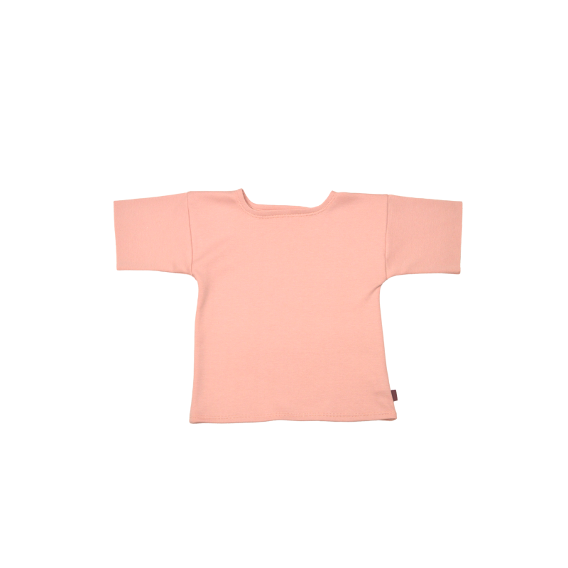 T-shirt bébé rose à manches courtes