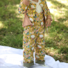 Salopette évolutive et confortable pour bébé | Motif fleuri