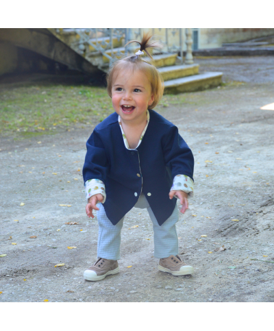 gilet bleu marine réversible vélos