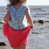 photo portée jupe fraise enfant