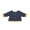 gilet bébé moutarde