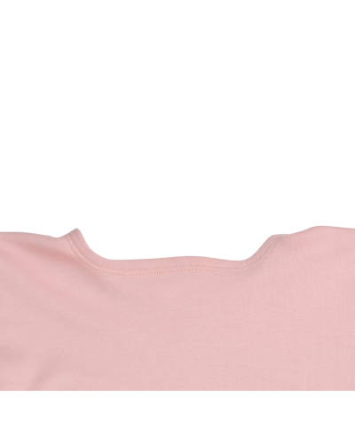 t-shirt coton bio rose