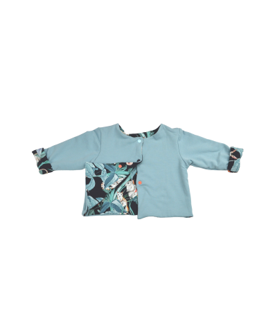 gilet bébé bleu