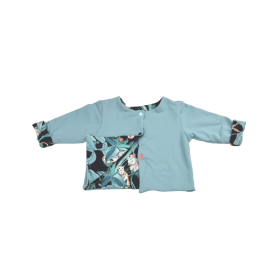 gilet bébé bleu