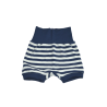 short à rayures marine