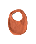 bavoir terra cotta en coton bio