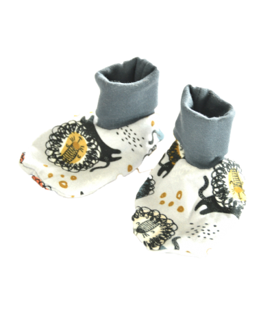 chaussette douce lion pratique