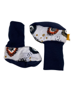 chausson bébé lion blanc