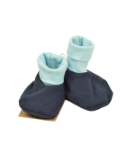 Chaussons bébé en molleton bio