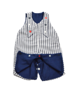 salopette bio bébé adaptée à la couche