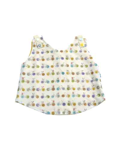 débardeur bébé motif vélo