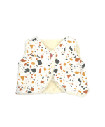 gilet bébé en coton bio unisexe