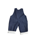 salopette enfant coton bio doublure ecru