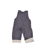 salopette rayé en jean