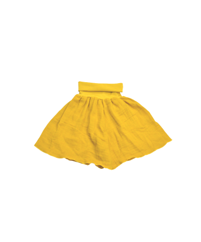 Jupe jaune pour petit fille, made in France