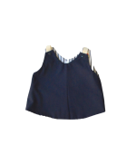 débardeur bleu marine enfant fabriqué en france