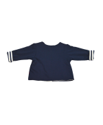 gilet enfant réversible rayé marine