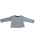 gilet rayé coton bio enfant