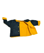 Gilet réversible moutarde