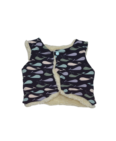 gilet enfant bébé réversible cadeau