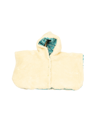 poncho imprimé en coton bio GOTS